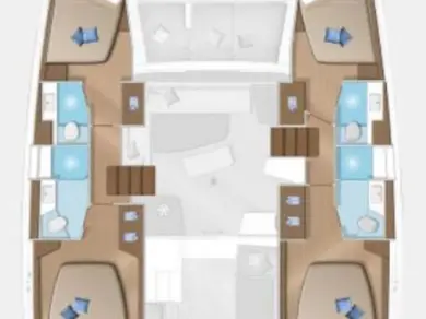 Pronájem Katamarán Lagoon s licencí