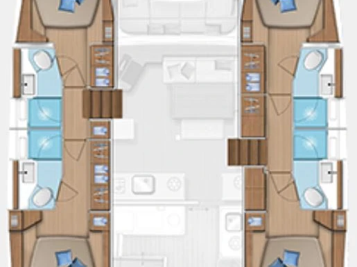 Pronájem lodi Šibenik  lákavé ceny Lagoon 46