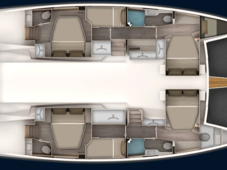 Pronajmout Katamarán se skipperem či ne Aventura v Sant Antoni de Portmany