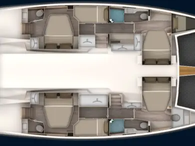 Pronajmout Katamarán se skipperem či ne Aventura v Sant Antoni de Portmany