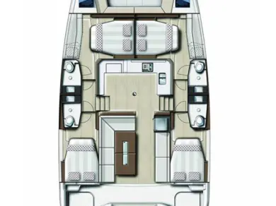 Pronájem Katamarán v Eden Island -Bali Bali Catspace Voile