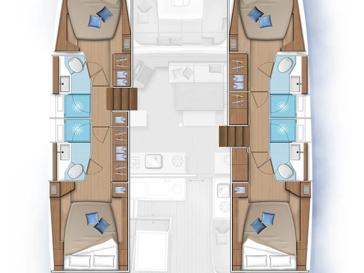 Pronajmout si Lagoon Lagoon 46 v Eden Island