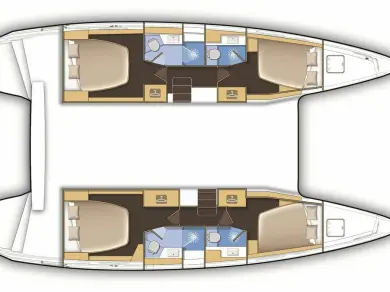 Pronájem Katamarán Lagoon s licencí