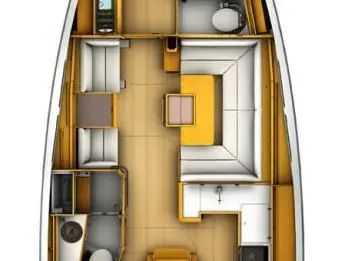 Jeanneau Sun Odyssey 419 jednotlivci a charterové společnosti v Rhodos