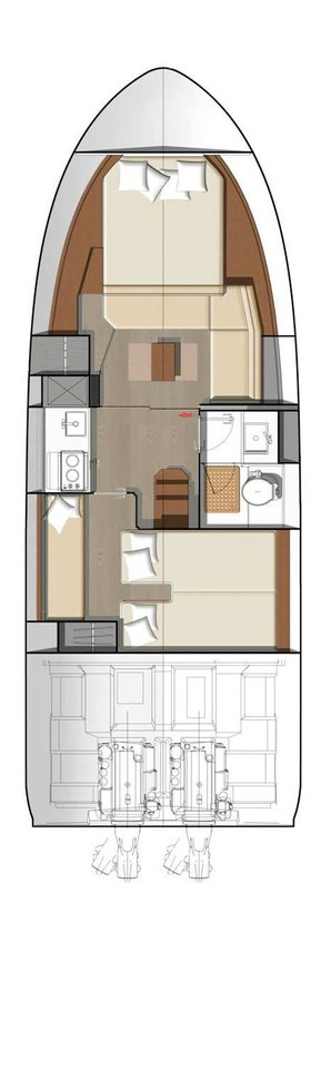 Pronájem jachty v Split -Jeanneau Leader 36 na Samboatu