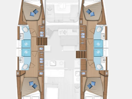 Pronájem lodi Alimos lákavé ceny Lagoon 46