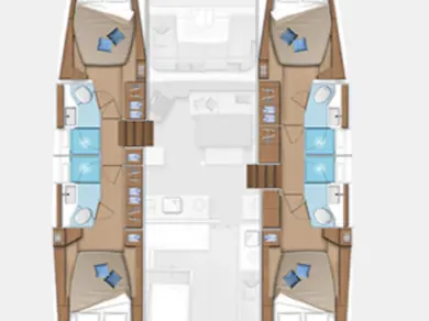 Pronájem lodi Alimos lákavé ceny Lagoon 46