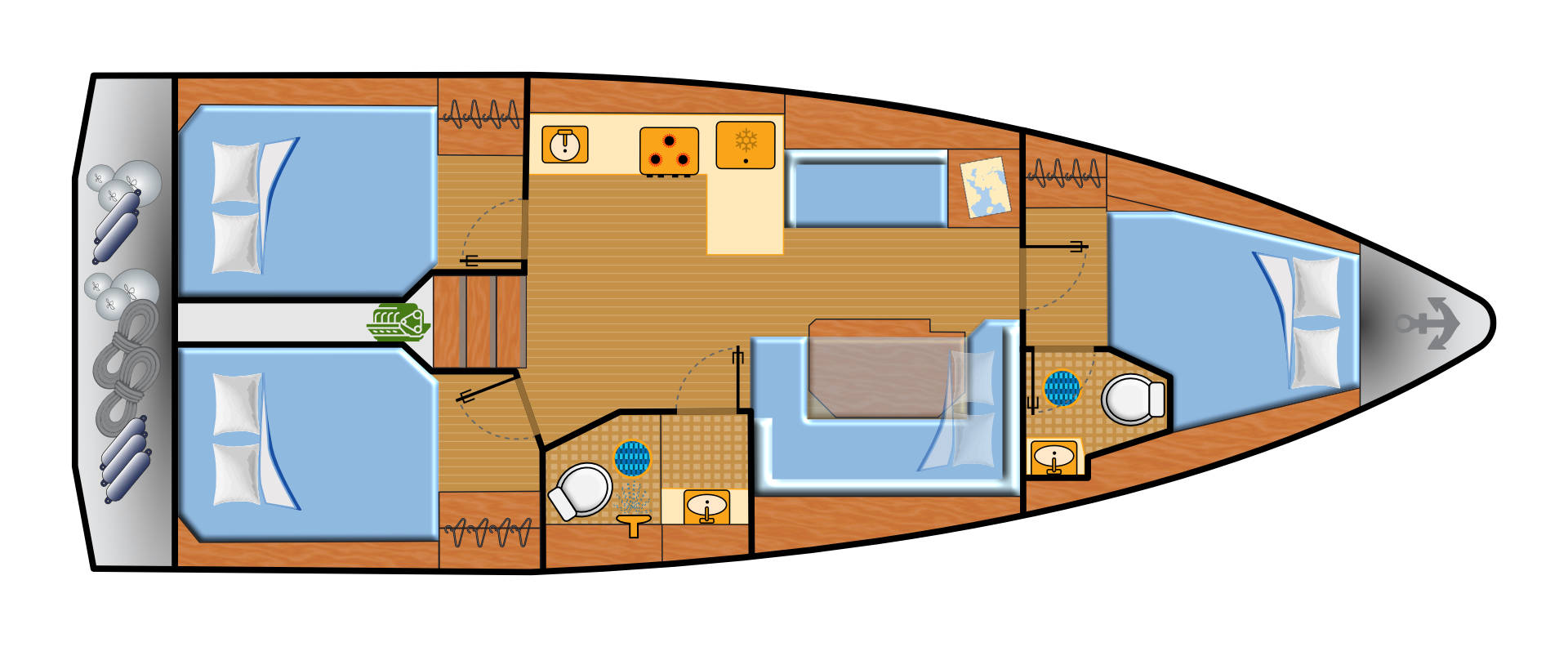 Bavaria Bavaria C38 jednotlivci a charterové společnosti v Pula