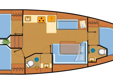 Bavaria Bavaria C38 jednotlivci a charterové společnosti v Pula