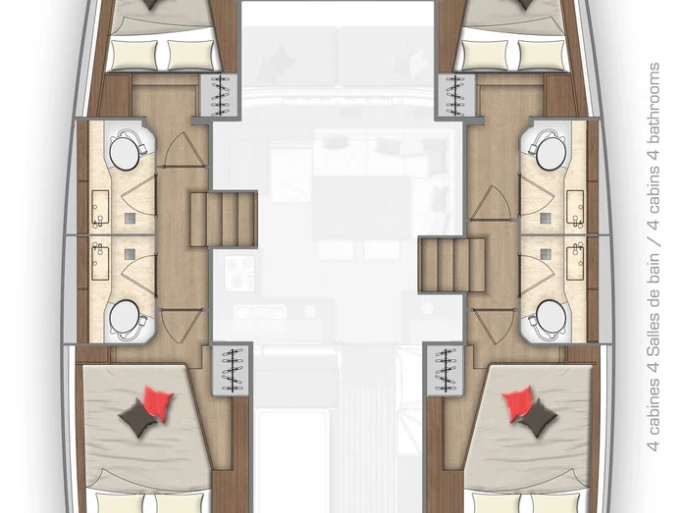 Pronájem jachty v Lefkáda -Lagoon Lagoon 40 na Samboatu