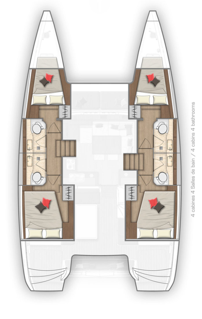 Pronájem jachty v Lefkáda -Lagoon Lagoon 40 na Samboatu