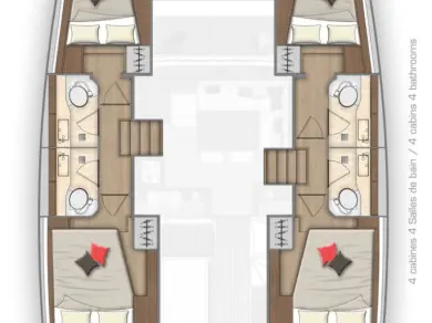 Pronájem jachty v Lefkáda -Lagoon Lagoon 40 na Samboatu