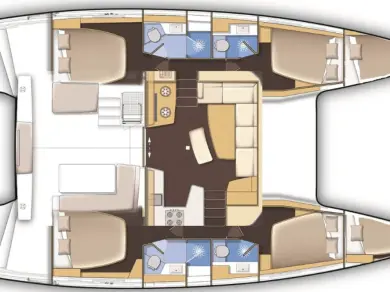 Pronájem Katamarán v Lefkáda -Lagoon Lagoon 42