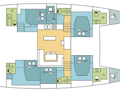 Pronajmout si Lagoon Lagoon 52 F v Lefkáda