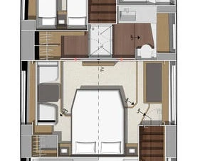 Jeanneau Prestige 520 Flybridge - 3 + 1 cab. jednotlivci a charterové společnosti v Split