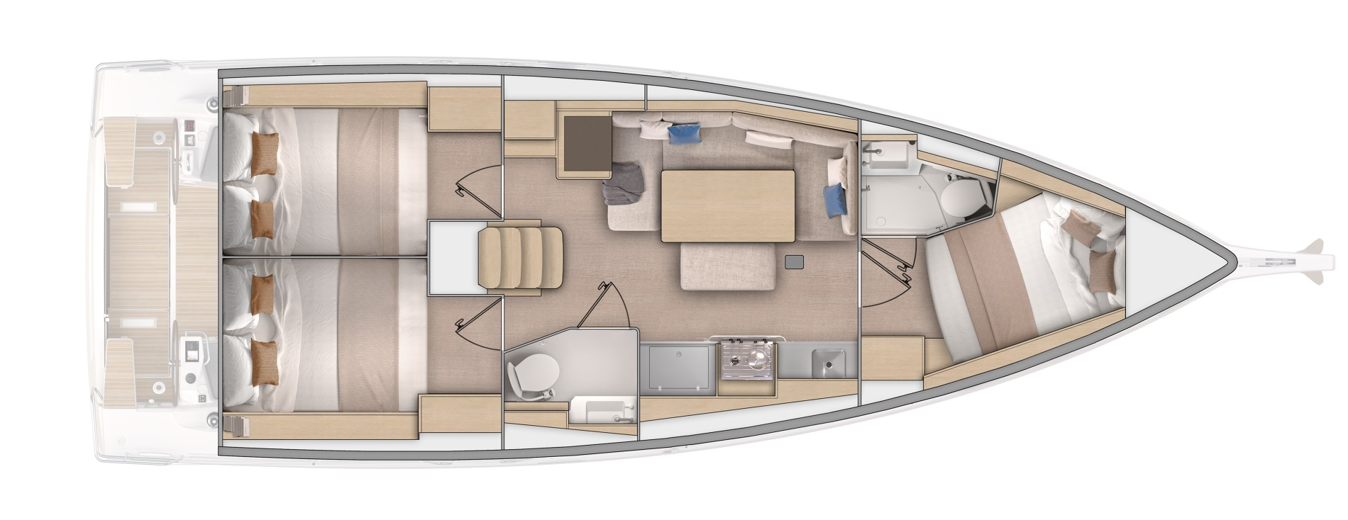 Pronajmout si Bénéteau Oceanis 37.1 v Split