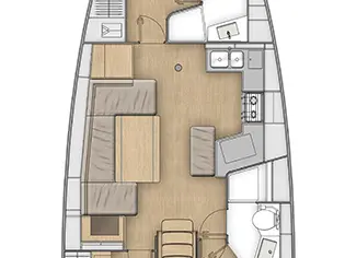 Pronajmout si Bénéteau Oceanis 40.1 v Split