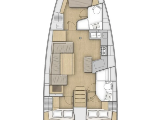 Pronájem lodi Split lákavé ceny Oceanis 40.1
