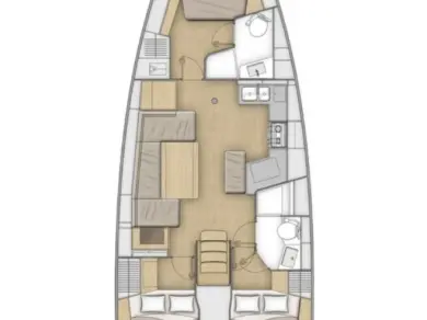 Pronájem lodi Split lákavé ceny Oceanis 40.1