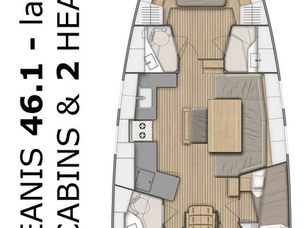 Pronajmout Plachetnice se skipperem či ne Bénéteau v Split