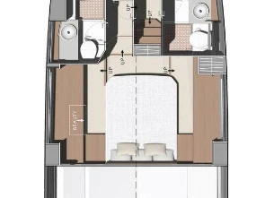 Pronájem lodi Jeanneau Prestige 420 Fly - 2 cab. v Split na Samboatu