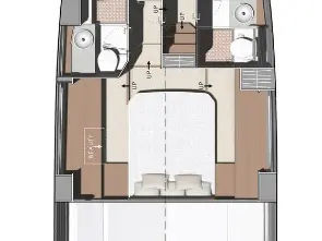 Pronájem lodi Jeanneau Prestige 420 Fly - 2 cab. v Split na Samboatu