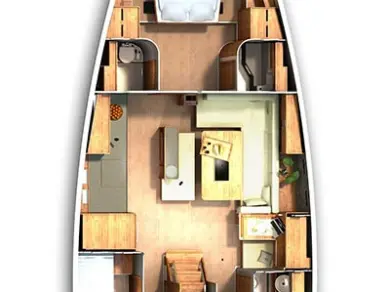 Pronájem lodi Biograd Na Moru lákavé ceny Hanse 505