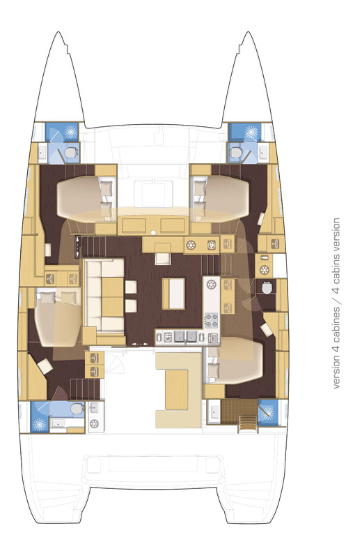 Pronájem Katamarán v Tromsø -Lagoon Lagoon 450