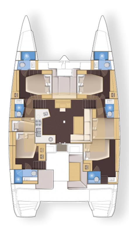 Pronájem jachty v Alimos -Lagoon Lagoon 52 na Samboatu