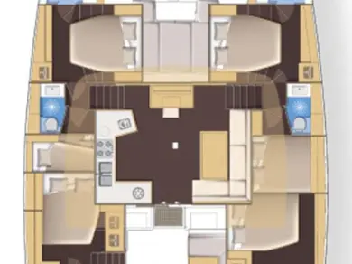 Pronájem jachty v Alimos -Lagoon Lagoon 52 na Samboatu