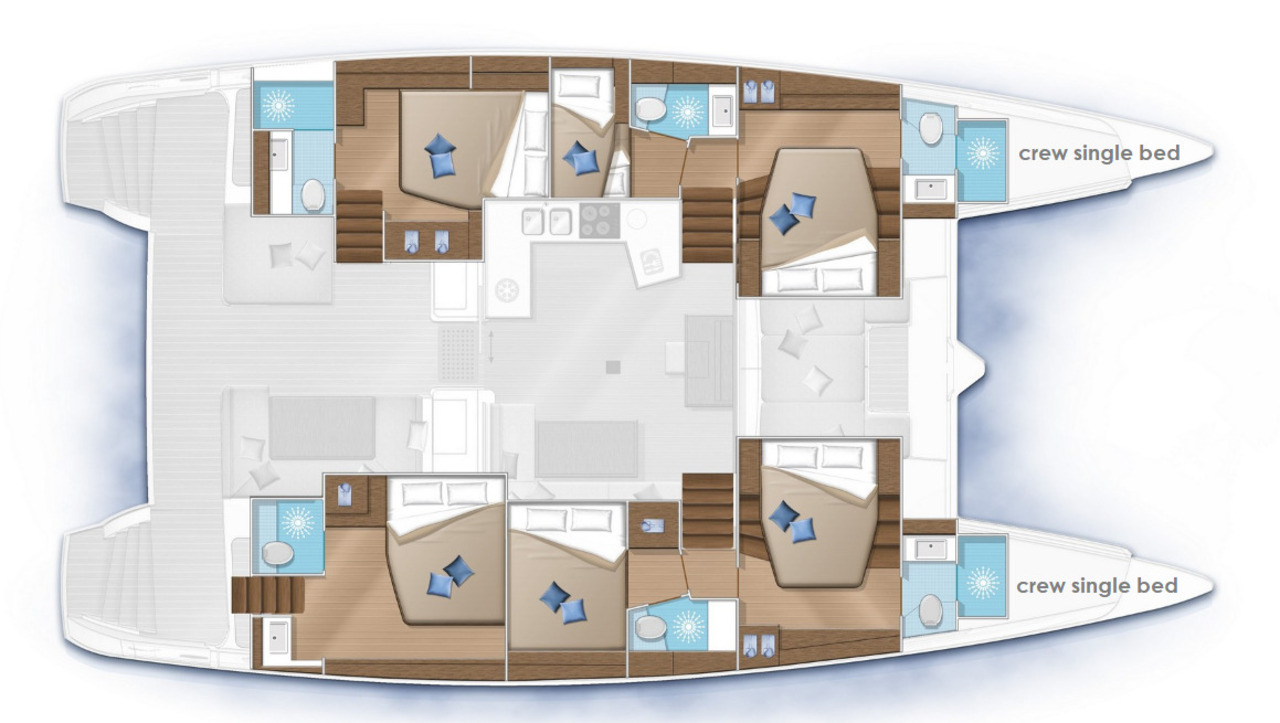 Pronajmout si Lagoon Lagoon 52 v Alimos