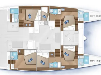 Pronajmout si Lagoon Lagoon 52 v Alimos