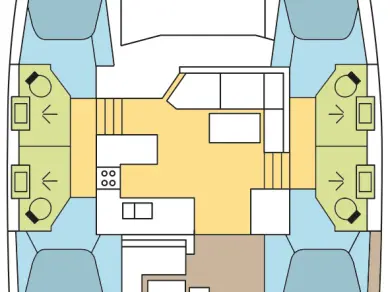 Fountaine Pajot Astrea 42 jednotlivci a charterové společnosti v Bas du Fort