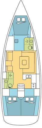 Pronajmout si Jeanneau Sun Odyssey 439 v Raiatea Island