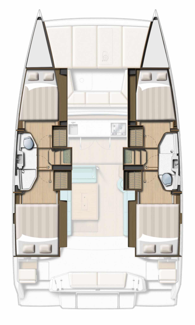 Pronájem jachty v Zakynthos (Island) -Bali Bali Catsmart na Samboatu