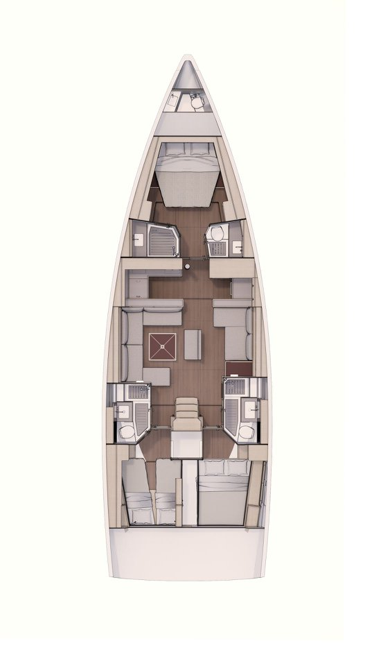 Pronájem Plachetnice Dufour s licencí