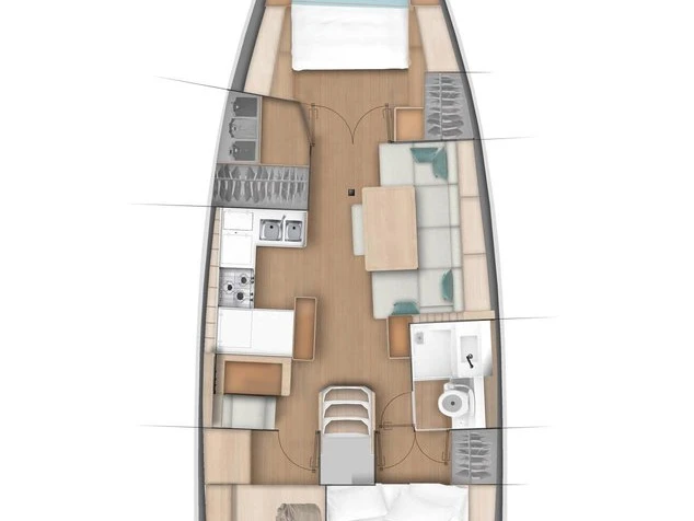 Jeanneau Sun Odyssey 440 jednotlivci a charterové společnosti v Road Town