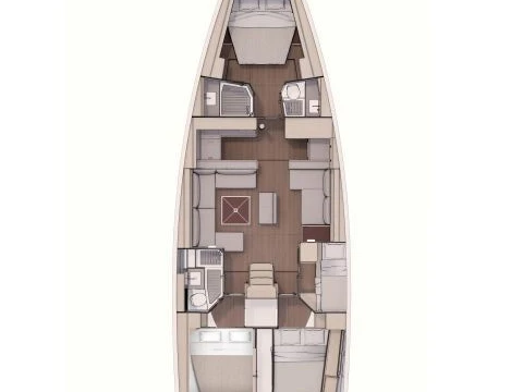 Pronájem Plachetnice v Road Town -Dufour Dufour 530