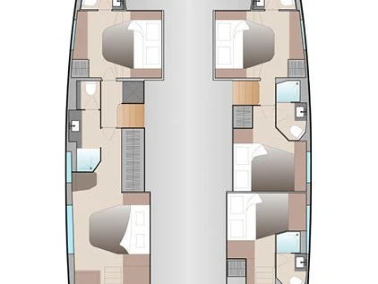 Pronájem Katamarán Fountaine Pajot s licencí