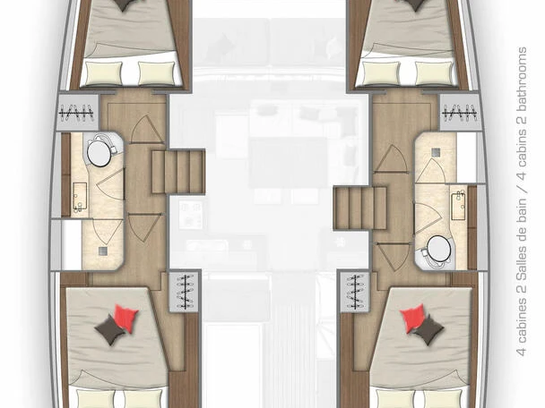 Pronájem lodi Ao Po lákavé ceny Lagoon 40