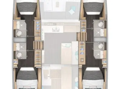 Pronájem lodi Lagoon Lagoon 43 v Ao Po na Samboatu