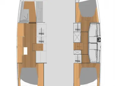 Pronájem Katamarán v Marseille -Fountaine Pajot Elba 45