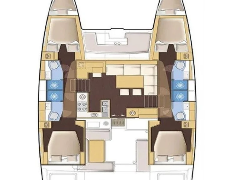 Lagoon Lagoon 410 S2 jednotlivci a charterové společnosti v Fethiye