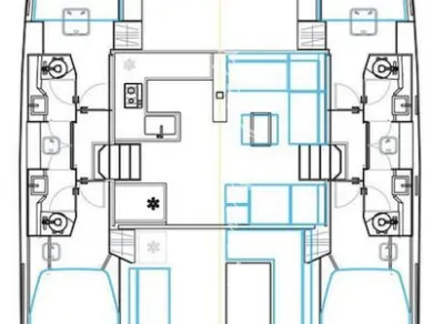 Pronájem Katamarán v Alimos -Nautitech Nautitech 46 Fly