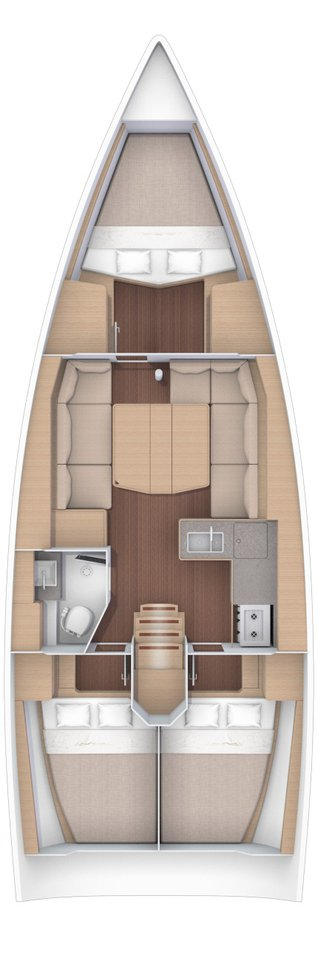 Pronájem jachty v La Rochelle -Dufour Dufour 390 na Samboatu