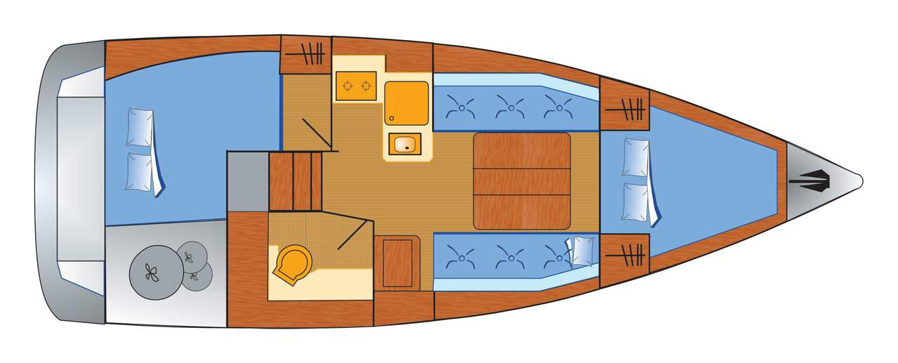 Pronájem lodi Heiligenhafen lákavé ceny Dufour 310