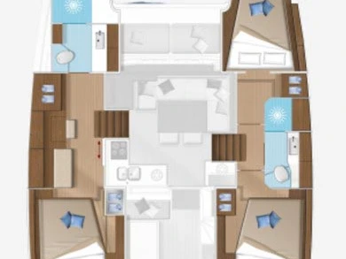 Pronájem Katamarán v Pomer -Lagoon Lagoon 40