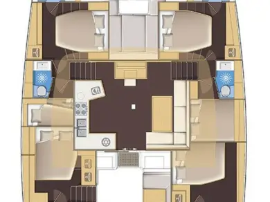 Pronájem lodi Lagoon Lagoon 52 F v Trogir na Samboatu