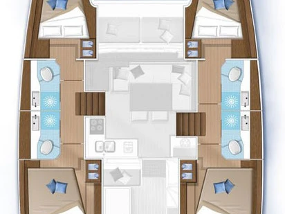 Pronájem lodi Lagoon Lagoon 40 v Trogir na Samboatu