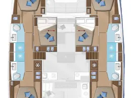 Pronájem lodi Lagoon Lagoon 50 v Trogir na Samboatu